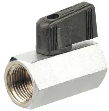 MINI VANNE PAPILLON LAITON CHROME FEMELLE FEMELLE PN16 PREVOST