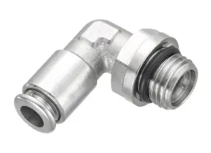 COUDE INSTANTANE ORIENTABLE LAITON NICKELE MALE CYLINDRIQUE BSP PREVOST CONEX