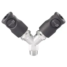 DISTRIBUTEUR FIXE 2 COUPLEUR MALE ISO C-6 PREVOST