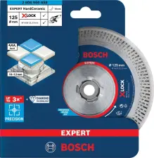 DISQUE XLOCK DIAMANTE CERAMIQUE DUR BOSCH 2608900658