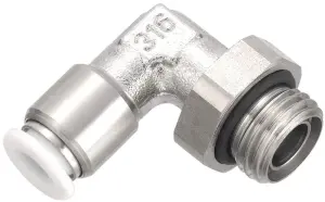 RACCORD INSTANTANE INOX COUDE MALE CYLINDRIQUE PREVOST