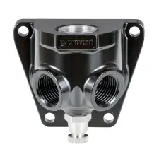 APPLIQUE MURALE NUE DOUBLE FEMELLE 2 RACCORDS ET PURGE MANUELLE AIR COMPRIME PREVOST