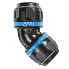 COUDE EGAL 45° PPS1 POUR RESEAUX D'AIR COMPRIME PIPING SYSTEM PREVOST