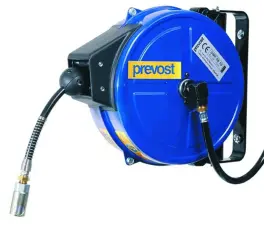 ENROULEUR A TAMBOUR EN ACIER FERME ORIENTABLE POUR AIR COMPRIME PREVOST