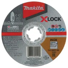 DISQUE A TRONCONNER METAL ET INOX X-LOCK MAKITA B-00418