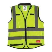 GILET HAUTE VISIBILITE JAUNE MILWAUKEE 4932471895 4932471896