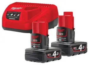 PACK BATTERIES 12V 4AH M12 NRG MILWAUKEE 4933459211