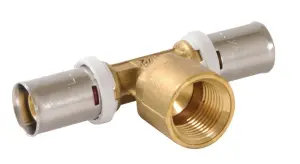 RACCORD A SERTIR MULTICOUCHE TE FEMELLE A VISSER FIXE FLUXO NICOLL