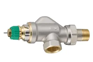 CORPS THERMOSTATIQUE EQUERRE INVERSE A VISSER AUTO-EQUILIBRANT RA-DV DANFOSS