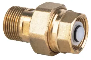 RACCORD AUTOMATIQUE LAITON POUR VASE D'EXPANSION A VISSER MALE FEMELLE