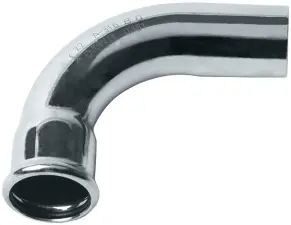 COUDE A SERTIR 90° INOX 316L (1.4404) MALE FEMELLE