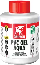 COLLE PVC GEL POUR RACCORD PVC RIGIDE PRESSION ET EVACUATION GRIFFON 6140214 6140215