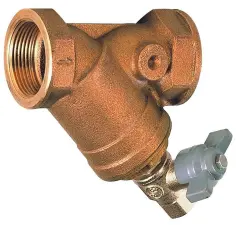 FILTRE A TAMIS BRONZE TARAUDE AVEC ROBINET DE RINÇAGE ACS