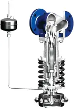 VANNE DE DECHARGE 41-73 FONTE A BRIDES PN16 10 BAR ARI