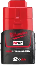 BATTERIE 12V 2AH M12 B2 MILWAUKEE 4932430064