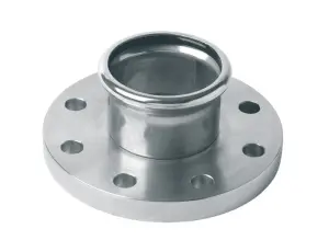 RACCORD A SERTIR MIXTE ACIER ELECTRO-ZINGUE / A BRIDE