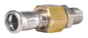 RACCORD UNION A SERTIR ACIER ELECTRO-ZINGUE / MALE A VISSER