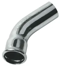 COUDE A SERTIR 45° ACIER ELECTRO-ZINGUE MALE FEMELLE