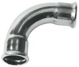 COUDE A SERTIR 90° ACIER ELECTRO-ZINGUE FEMELLE FEMELLE