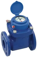 COMPTEUR WOLTMAN A HELICE AXIALE EAU FROIDE FONTE A BRIDES PN10 EMETTEUR D'IMPULSIONS ACS CGR
