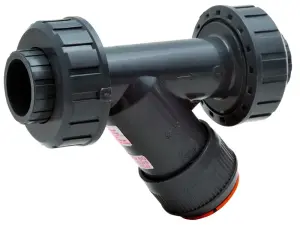 CLAPET ANTI-RETOUR A SIEGE INCLINE PVC-U PRESSION A COLLER