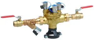 DISCONNECTEUR CONTROLABLE TYPE BA A LAITON VISSER EQUIPE ROBINETTERIE ET FILTRE ACS SOCLA