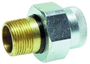 RACCORD ISOLANT ACIER LAITON MALE FEMELLE