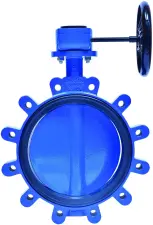 VANNE PAPILLON OREILLES TARAUDEES+DEMULTIPLICATEUR SYLAX SOCLA