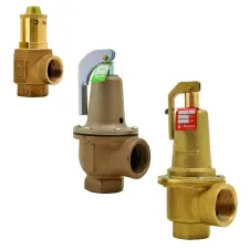 SOUPAPE DE SURETE CHAUFFAGE LAITON/BRONZE/FONTE FEMELLE GRAND DEBIT