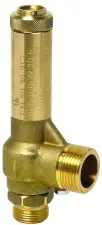 SOUPAPE DE SURETE A ECHAPPEMENT LAITON/FPM MALE PN40 DESP