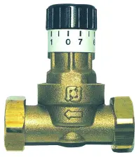 SOUPAPE DIFFERENTIELLE LAITON DROIT FEMELLE/FEMELLE