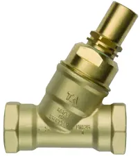 SOUPAPE DIFFERENTIELLE LAITON DROIT OU EQUERRE FEMELLE/FEMELLE IMI