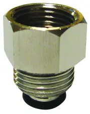 CLAPET D'ISOLEMENT LAITON NICKELE POUR PURGEUR AUTOMATIQUE