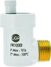 PURGEUR AUTOMATIQUE LAITON EPOXY EQUERRE A BOUCHON HYGROSCOPIQUE CGR