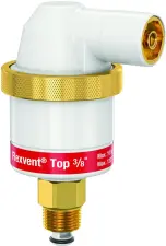 PURGEUR AUTOMATIQUE LAITON LAQUE BLANC FEMELLE FLEXVENT TOP FLAMCO