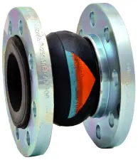 MANCHON ANTIVIBRATOIRE EPDM RENFORCE A BRIDES TOURNANTES ACIERS PN16 DESP