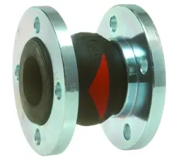 MANCHON ANTIVIBRATOIRE NBR A BRIDES TOURNANTES ACIERS PN16 DESP