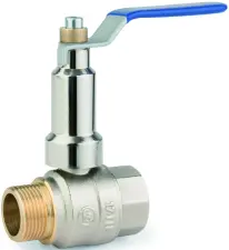 ROBINET BOISSEAU SPHERIQUE MF ALLONGE POIGNEE BLEUE PN25 SITOAFMFB ASTORI