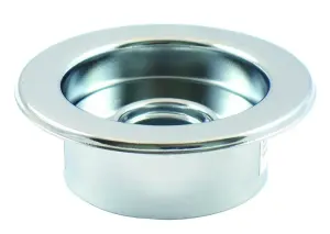 ROSACE ENCASTREE POUR TETE SPRINKLER ACIER CHROME