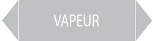 MARQUEUR DE TUYAUTERIE ET ADHESIF DE REPERAGE VAPEUR