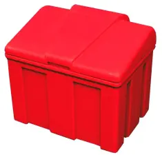 BAC A SABLE INCENDIE COMPOSITE TEINTE ROUGE