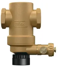 SEPARATEUR DE PARTICULES LAITON HORIZONTAL A INSERT MAGNETIQUE FEMELLE FEMELLE A VISSER REFLEX