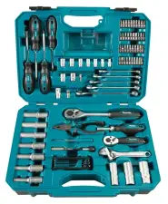 COFFRET CLES DOUILLES ET EMBOUTS MAKITA E-08458 E-06616