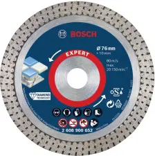 DISQUE DIAMANT HARD CERAMIC EXPERT BOSCH 2608900652