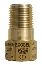 SOUPAPE DE SECURITE ANTI-GEL THERMOSTATIQUE LAITON MALE ACS EXOGEL