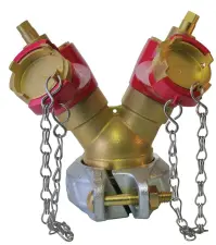 ROBINET COLONNE SECHE DOUBLE COLLIER RAINURE