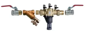 DISCONNECTEUR CONTROLABLE TYPE BA A LAITON VISSER EQUIPE ROBINETTERIE ET FILTRE ACS WATTS