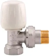 ROBINET MANUEL DE RADIATEUR SIMPLE REGLAGE EQUERRE A VISSER CGR