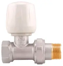 ROBINET MANUEL DE RADIATEUR SIMPLE REGLAGE DROIT A VISSER CGR