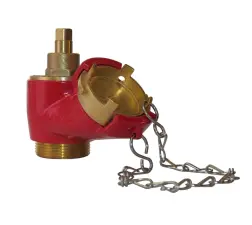 ROBINET DE PRISE POUR COLONNES SECHES ET HUMIDES LAITON SIMPLE A CARRE